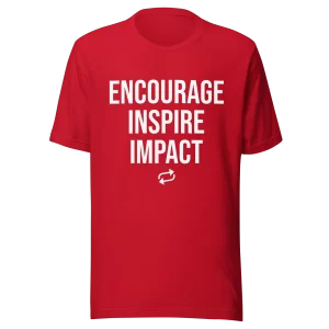 Encourage Inspire Impact – Ministry Partner Tee
